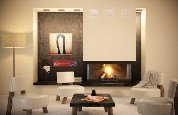 Особенности трехсторонних каминов